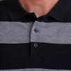 Herren Poloshirt mit breiten Streifen