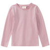 3 Mädchen Langarmshirts in Unifarben