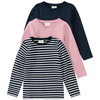 3 Mädchen Langarmshirts im Set