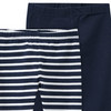 2 Baby Leggings mit Bio-Baumwolle