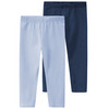 2 Baby Leggings mit Bio-Baumwolle