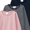 3 Mädchen Langarmshirts im Set