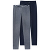 2 Mädchen Leggings mit Bio-Baumwolle