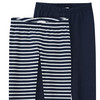 2 Mädchen Leggings mit Bio-Baumwolle