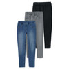 3 Mädchen Jeggings mit Stretch-Bund