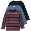 3 Jungen Langarmshirts im Basic-Look