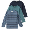 3 Jungen Langarmshirts im Basic-Look
