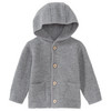 Wollen babyvest met omgeslagen boorden