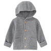 Wollen babyvest met omgeslagen boorden