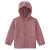 Wollen babyvest met omgeslagen boorden