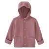 Wollen babyvest met omgeslagen boorden