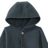 Wollen babyvest met omgeslagen boorden