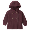 Wollen babyjas met capuchon