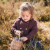 Wollen babyjas met capuchon