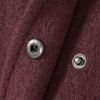 Wollen babyjas met capuchon