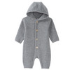 Newborn Wollwalk-Overall mit Umschlagbündchen