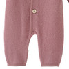 Newborn Wollwalk-Overall mit Umschlagbündchen