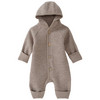 Newborn Wollwalk-Overall mit Umschlagbündchen