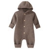 Newborn Wollwalk-Overall mit Umschlagbündchen