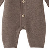 Newborn Wollwalk-Overall mit Umschlagbündchen