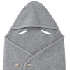 Newborn Wollwalk-Fußsack mit Kapuze
