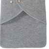 Newborn Wollwalk-Fußsack mit Kapuze