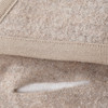 Newborn Wollwalk-Fußsack mit Kapuze