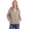 Damen Steppjacke mit abnehmbarer Kapuze