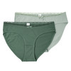 2 Damen Umstands-Slips mit Bio-Baumwolle