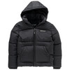 Jungen Jacke warm wattiert schwarz