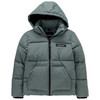 Jungen Jacke warm wattiert dunkelgrün