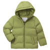 Kinder Pufferjacke in Unifarben grün