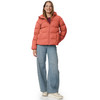 Gewatteerd damesjack in effen kleur