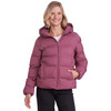 Dames pufferjas in effen kleur
