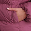 Dames pufferjas in effen kleur
