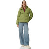 Dames pufferjas in effen kleur