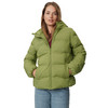 Dames pufferjas in effen kleur