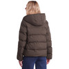 Dames pufferjas in effen kleur