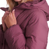 Dames puffermantel met capuchon
