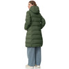 Dames puffermantel met capuchon
