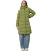 Dames puffermantel met capuchon