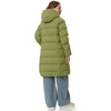 Dames puffermantel met capuchon