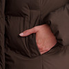 Dames puffermantel met capuchon