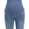 Damen Umstands-Jeggings unifarben