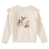 Sweater met print voor meisjes