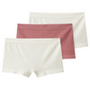 3 Mädchen Pantys mit Rippstruktur