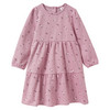 Mädchen Kleid mit Blümchen-Print rosa