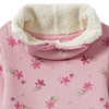 Mädchen Sweatkleid mit Allover-Muster