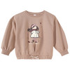 Mädchen Sweatshirt mit Applikation beige