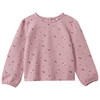 Mädchen Langarmshirt mit Blümchen-Print
